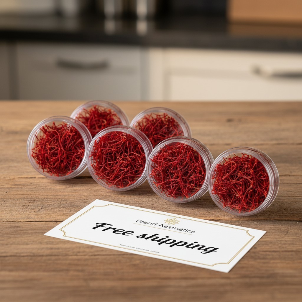 3x Pure Red Saffron Threads – 1g Each Jar – All Natural Spice – 3g Total