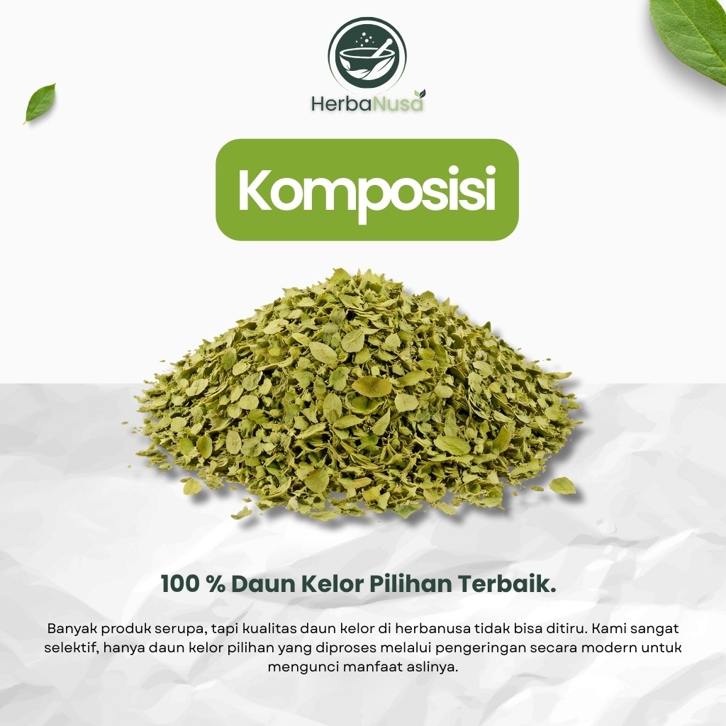 Dried Moringa Leaf 40 Gram Loose Botanical Herbal Infusion Ingredient