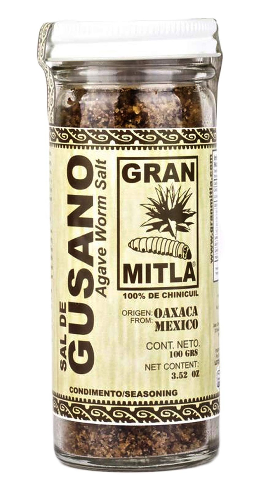 Gran Mitla Sal de Gusano 100 Gram Jar 3.52 Ounce (Pack of 1)