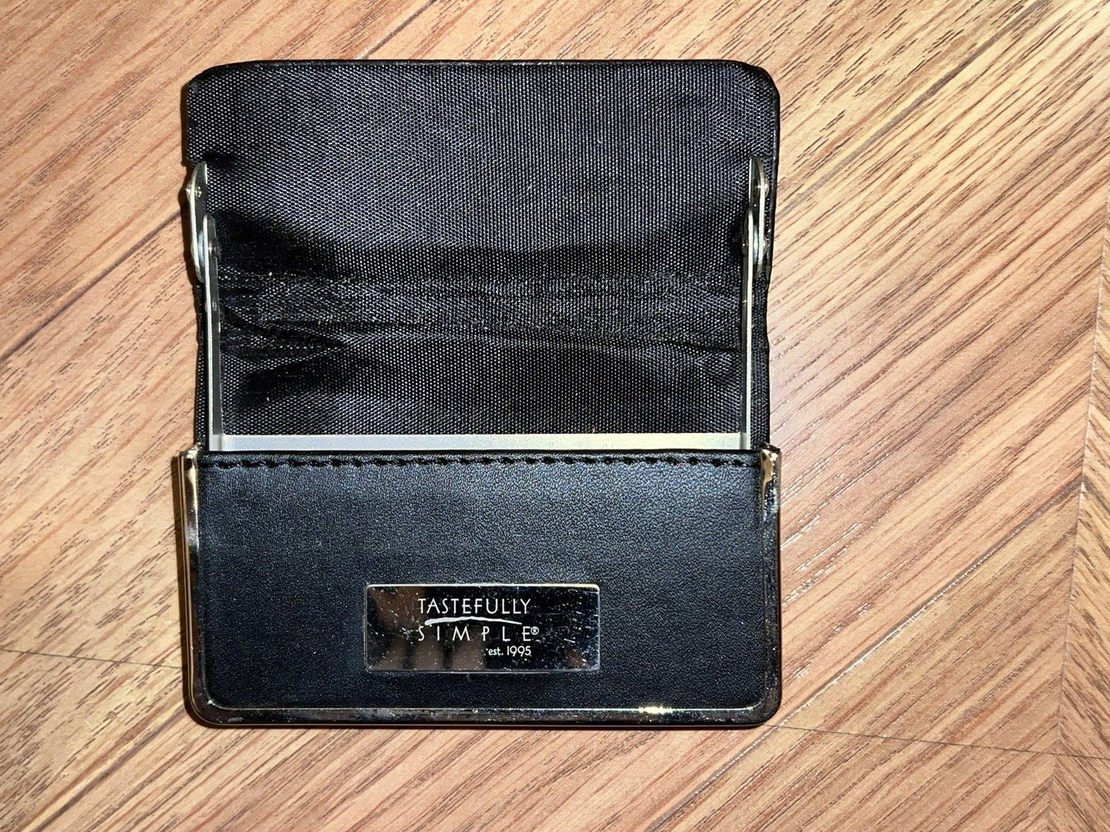NEW Tastefully Simple BUSINESS CARD HOLDER Consultant Merch