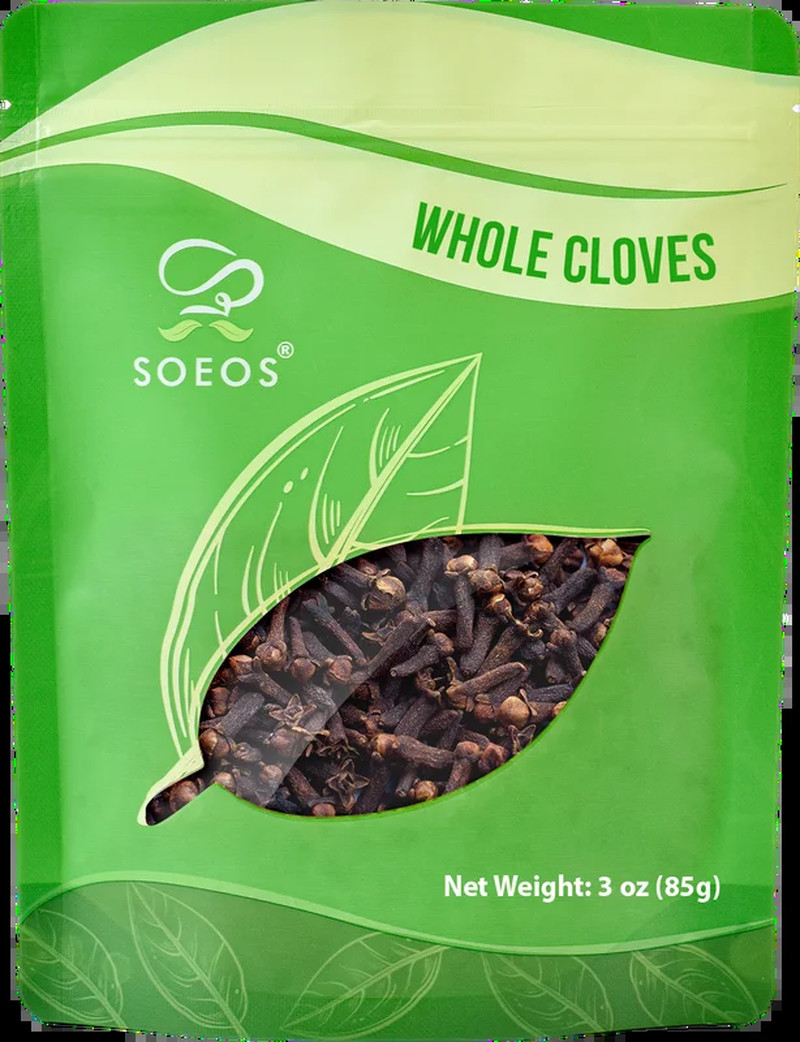 Soeos Whole Cloves, 3 Oz (85G), Premium Quality Whole Cloves for Cooking, Baking