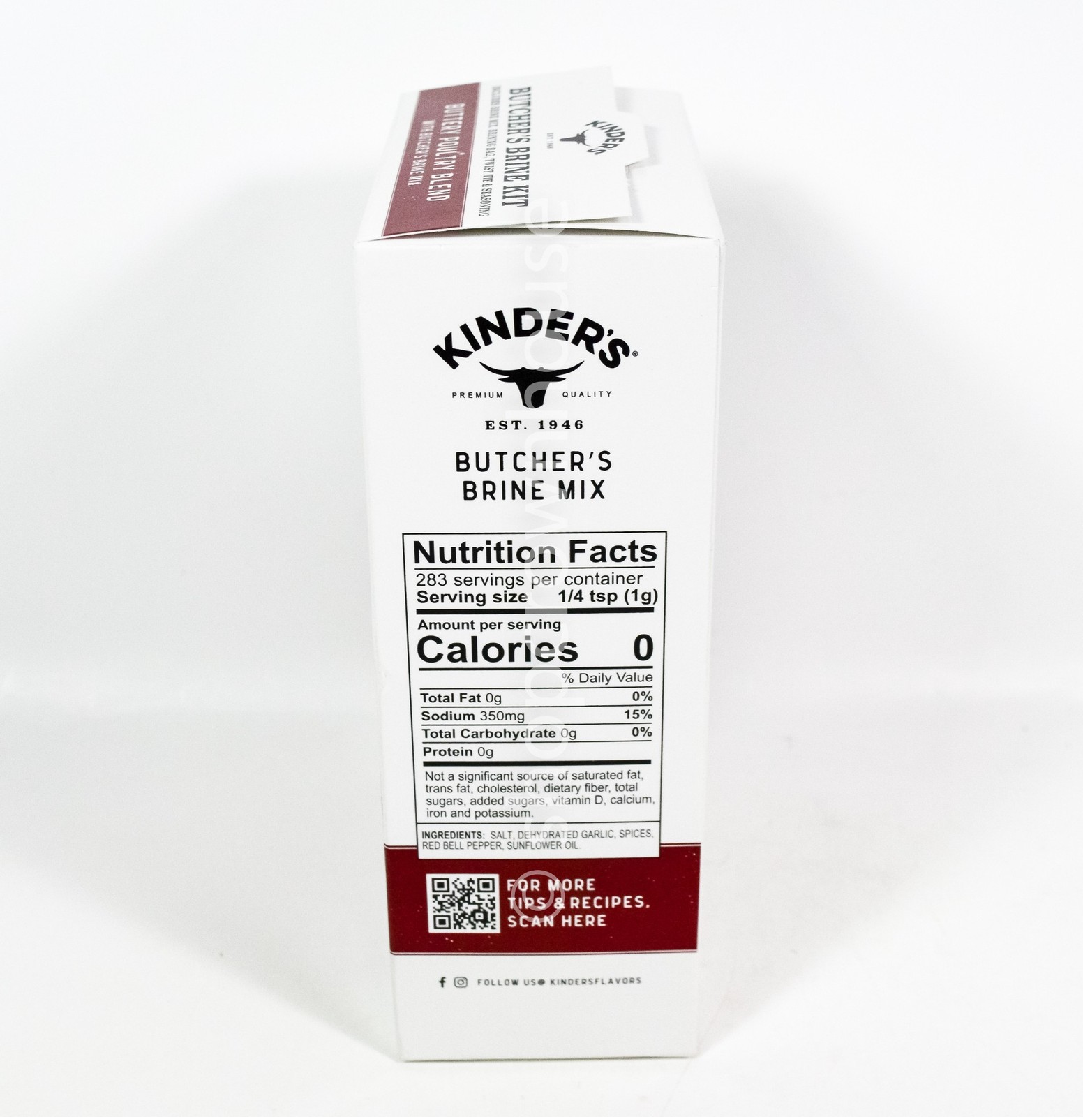 2 Kinder’s Butcher’s Organic Poultry Brine & Rub Kit 11.2oz box 09/18/2027