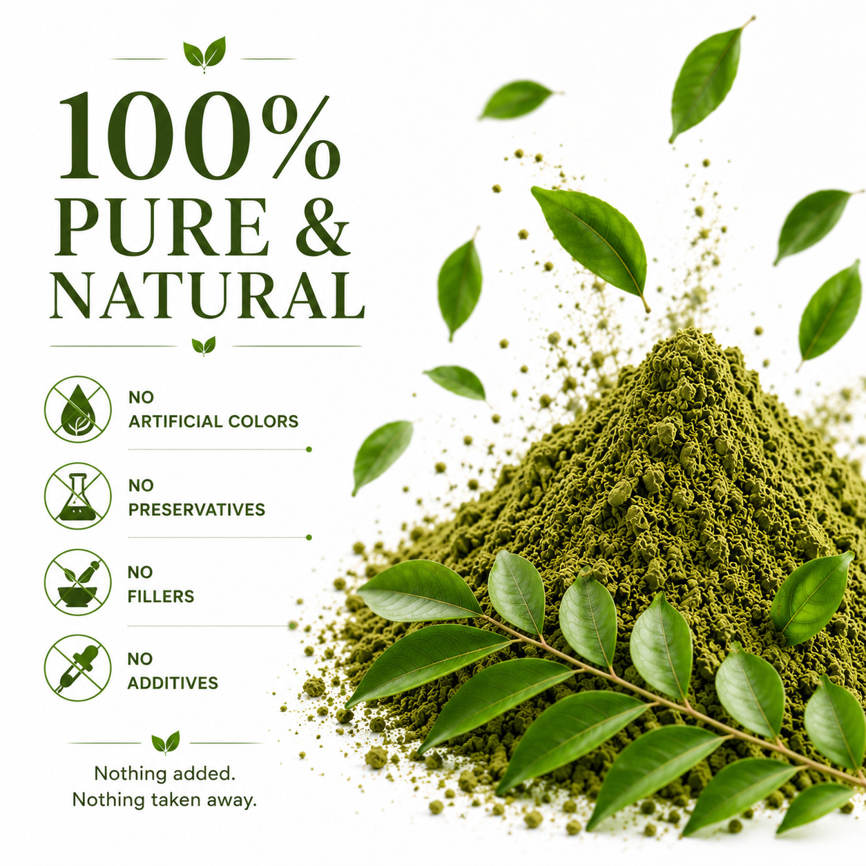 Ceylon Curry Leaves Powder Premium Sri Lankan Herb Natural Seasoning Mix