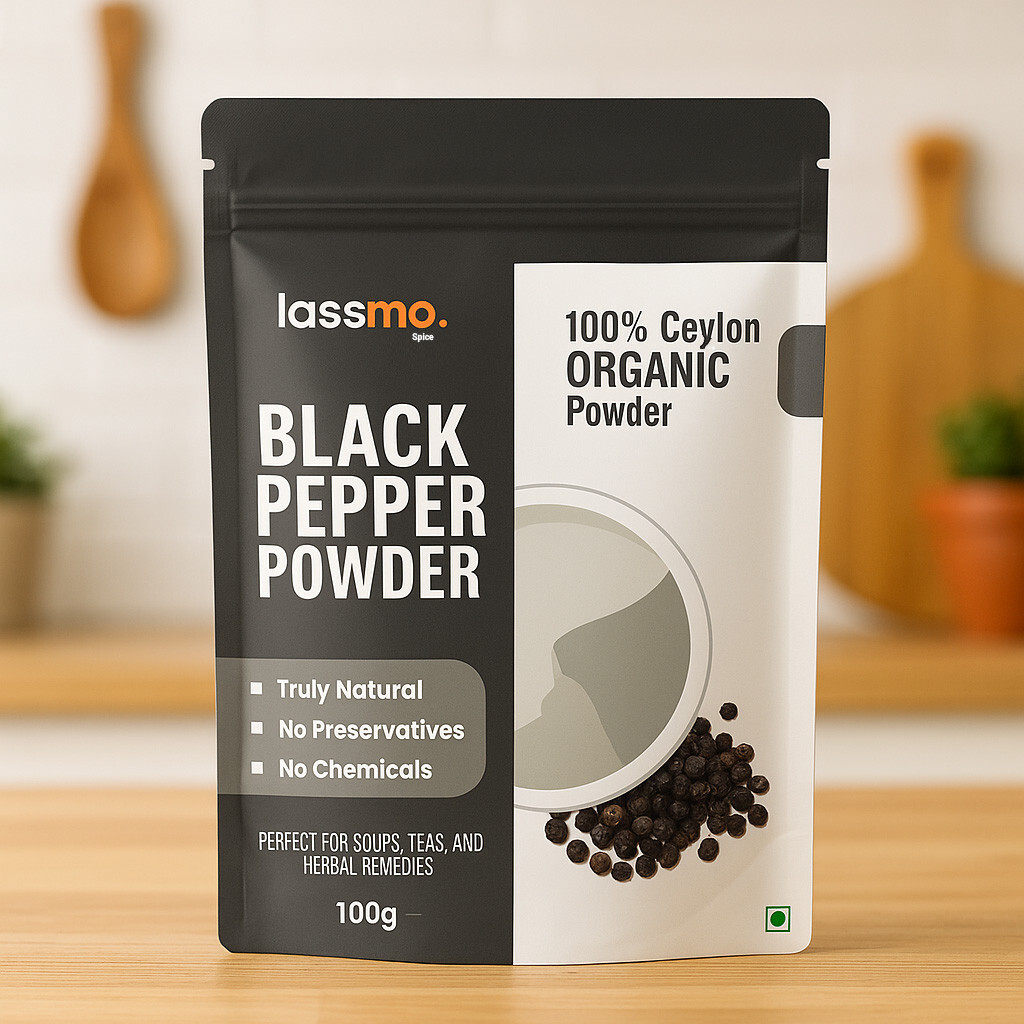 Ceylon Black Pepper Powder Pfeffer Poivre Ground Svartpeppar Cooking Spice