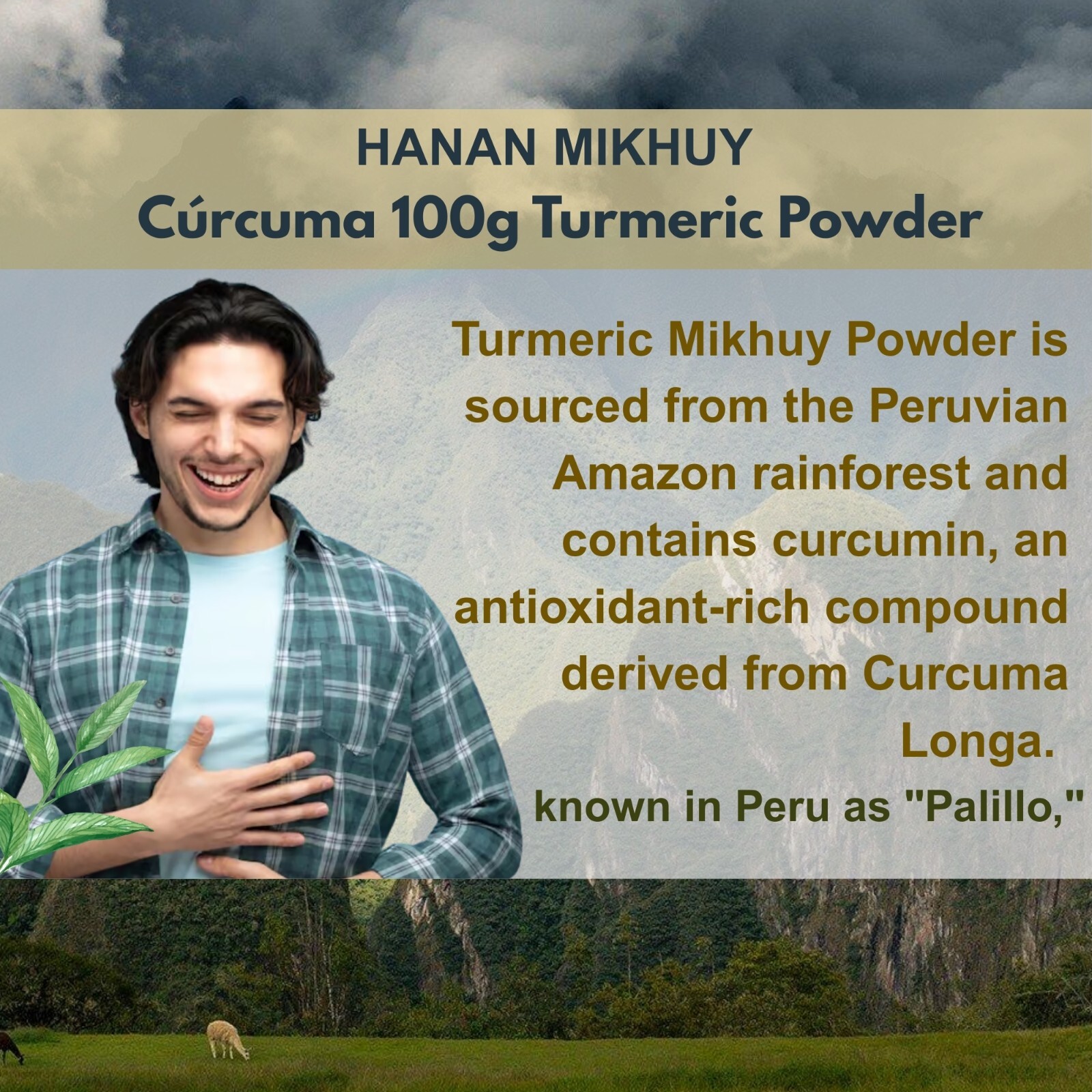 Curcuma – 100% Natural Turmeric Powder for Vitality & Digestive Wellness – Peru