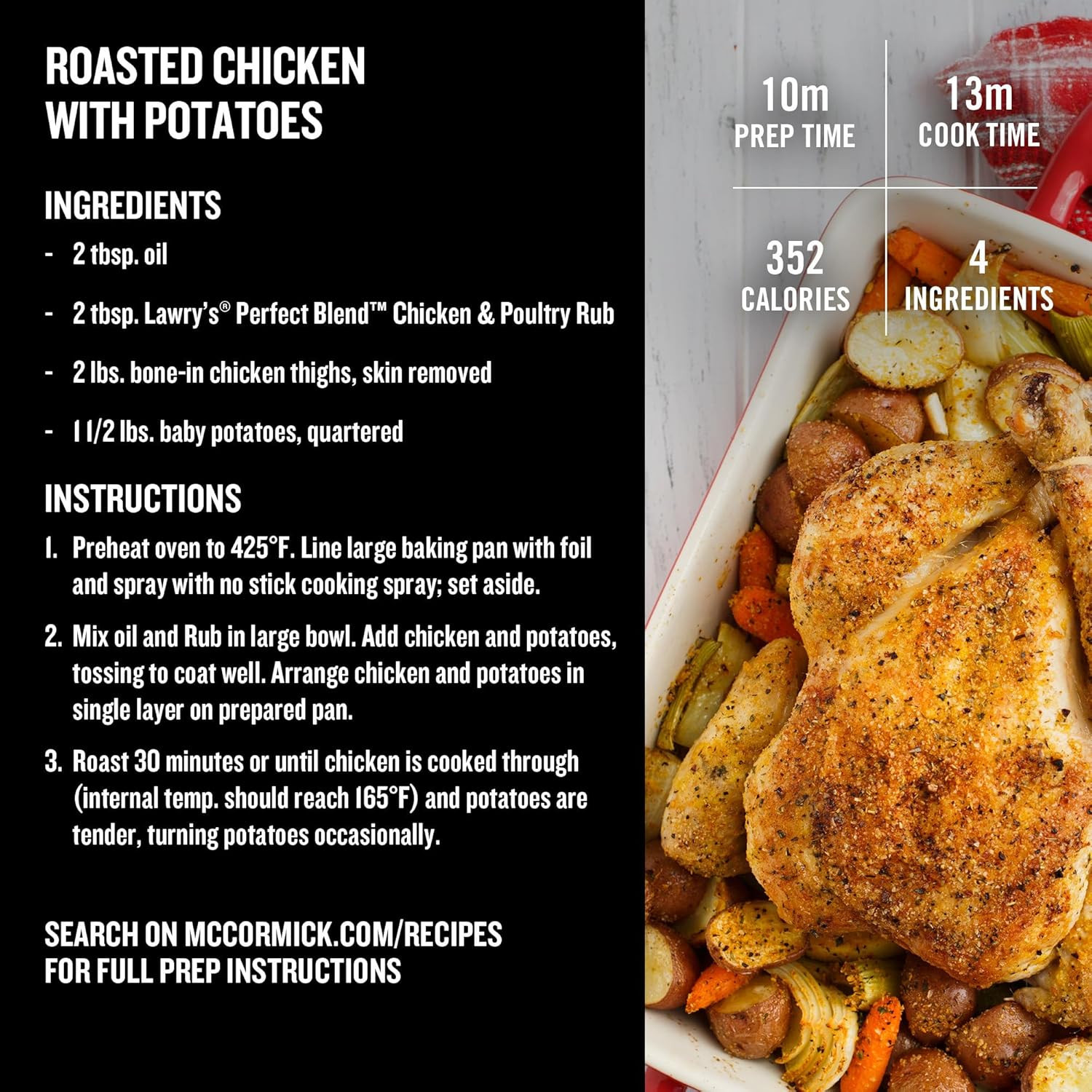 Lawry’S Perfect Blend Chicken & Poultry Rub, 24.5 Oz