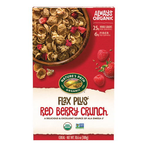 Organic Flax Plus Red Berry Crunch 10.6 Oz(Case Of 12) By Natures Path