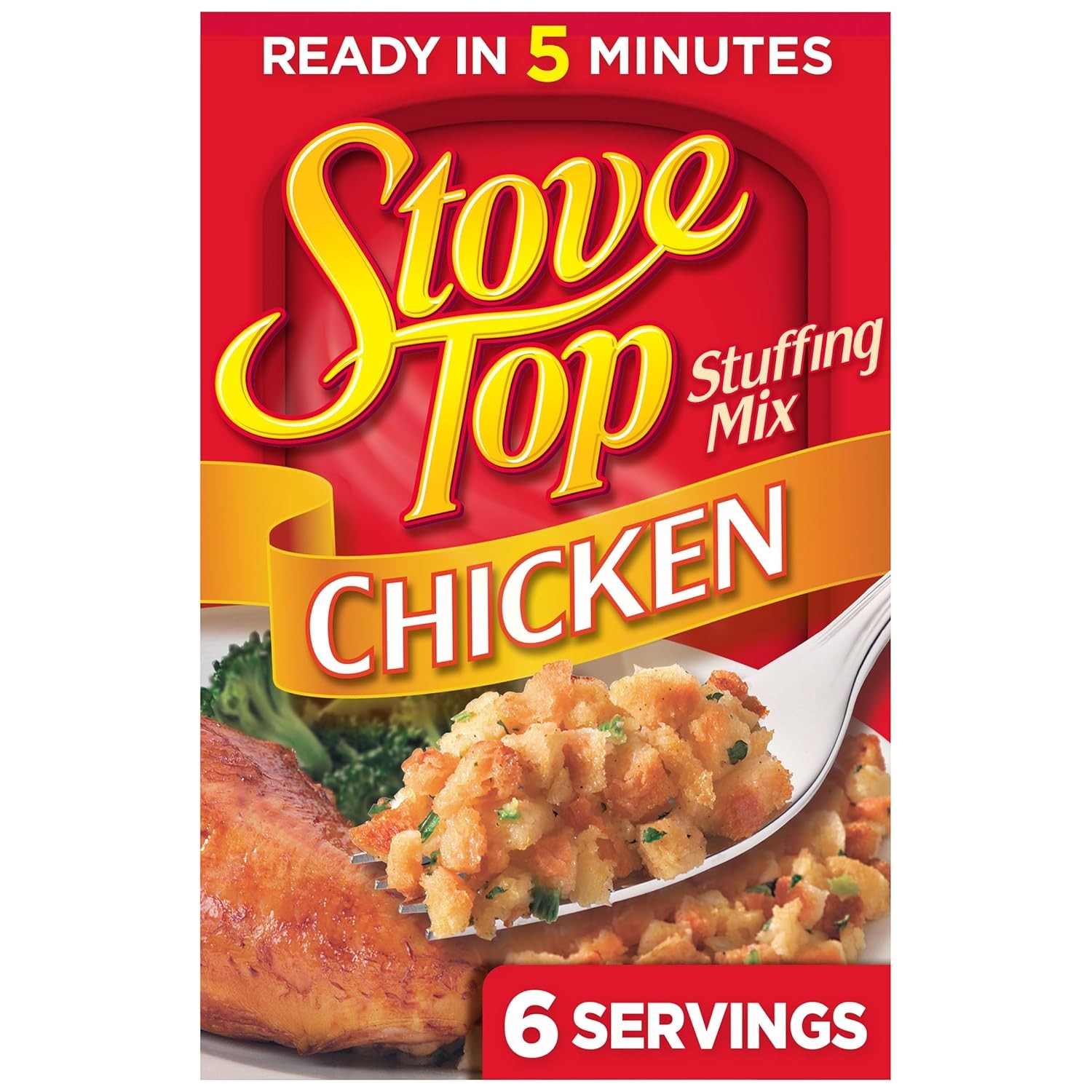 Stove Top Stuffing Mix Chicken 6oz Box Dinner Side