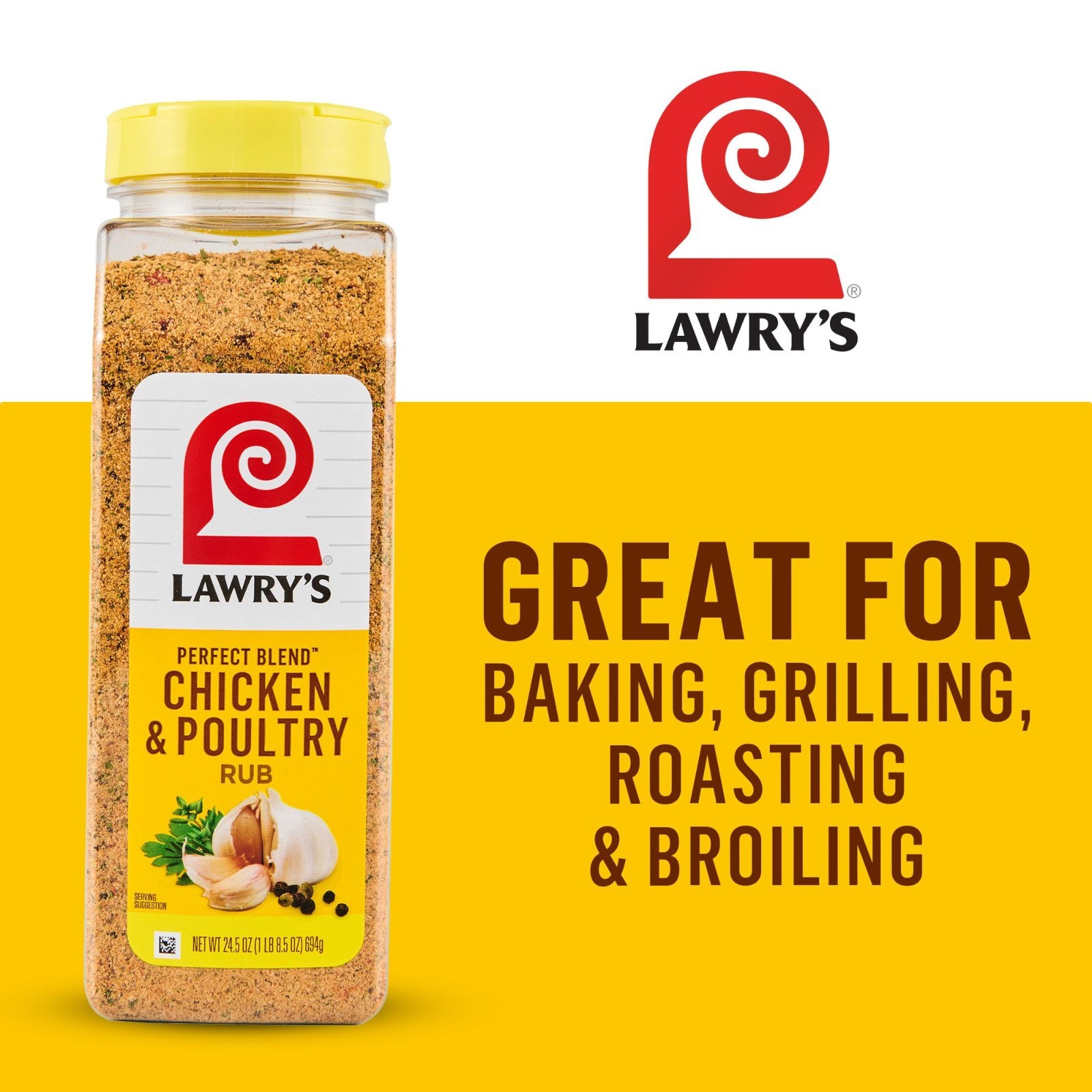Savory Chicken & Poultry Seasoning Rub – Perfect Blend, 24.5 oz – Flavor Enhance