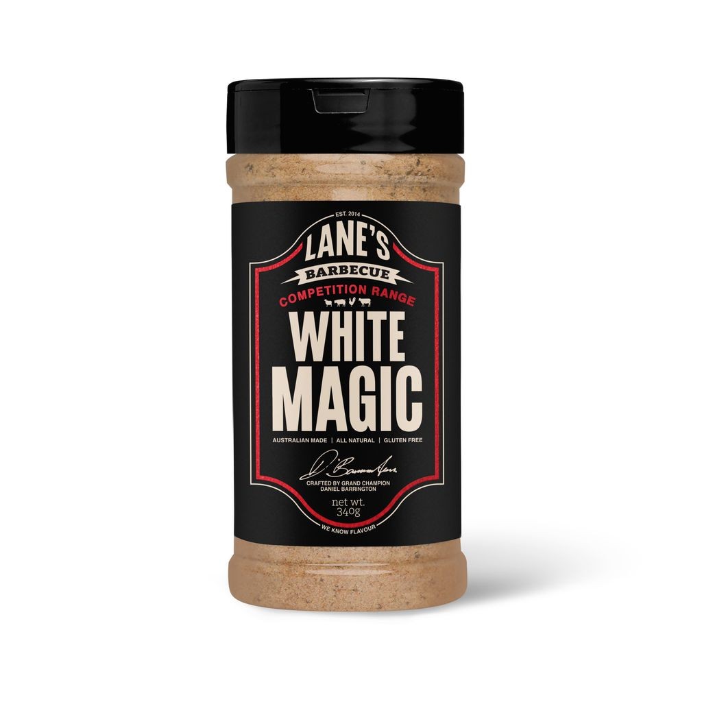 Lane’s White Magic Pit Master Size BBQ Rub Seasoning