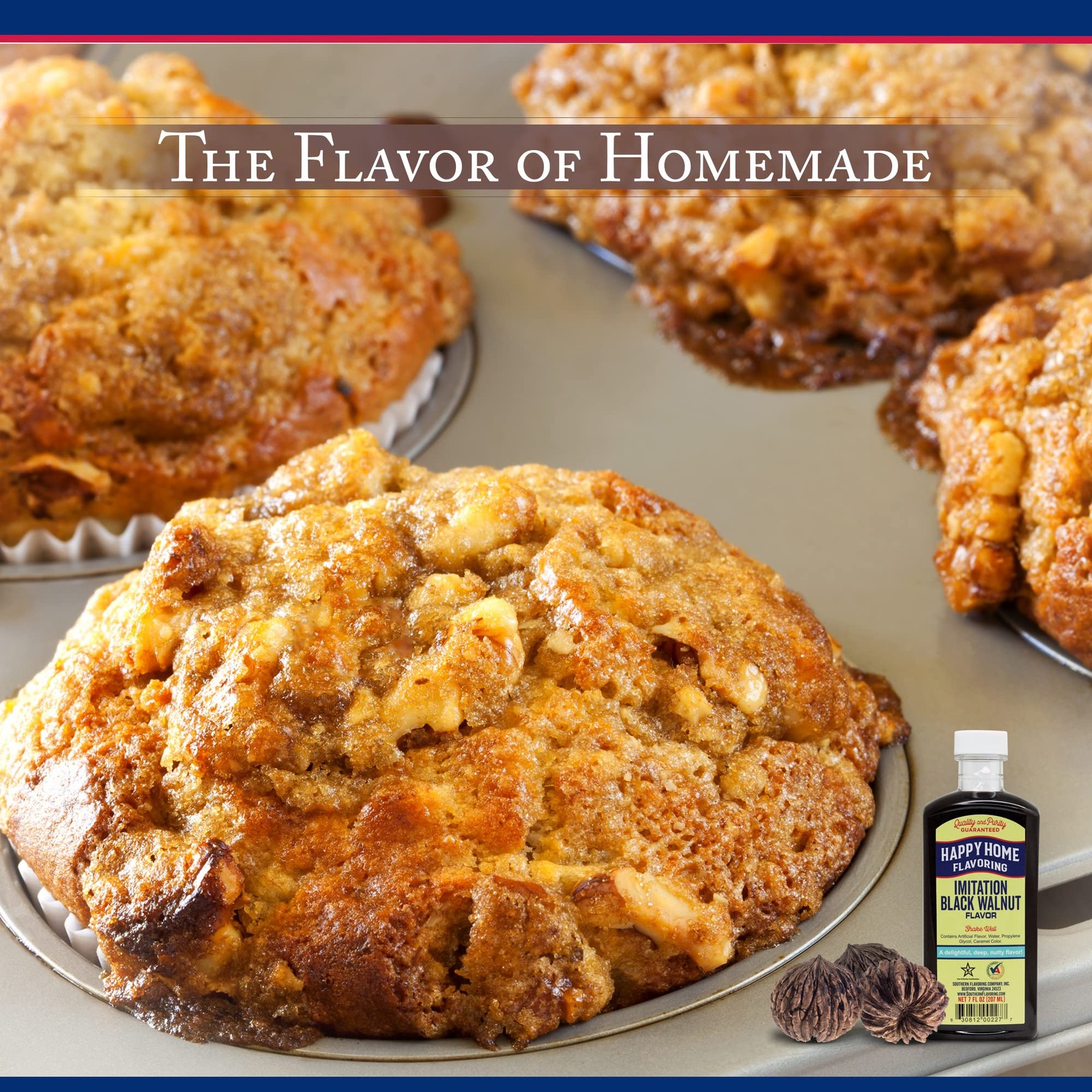Happy Home Imitation Black Walnut Flavoring, 7 Fl Oz (Pack of 1)