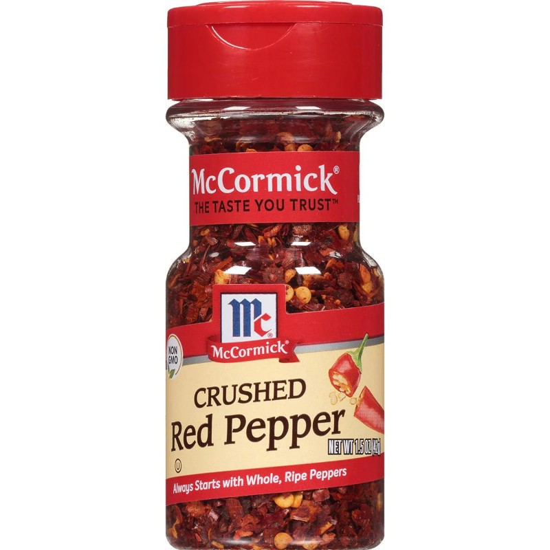 3x McCormick Crushed Red Pepper Spice Seasoning Cooking Kitchen Heat Flavor 1.5o