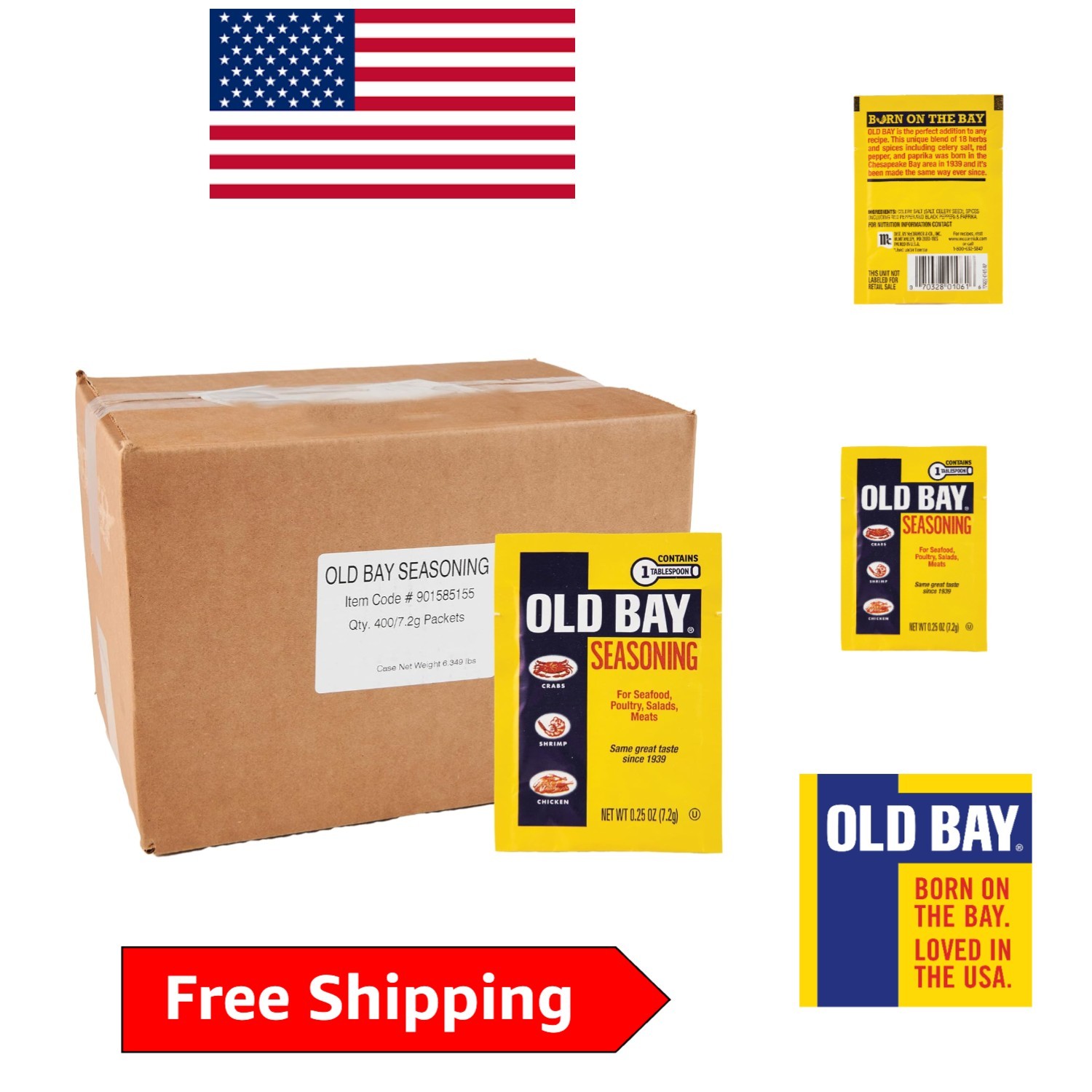Savory 0.25 oz Pack of 400 – Versatile Kosher Seasoning for Every Dish