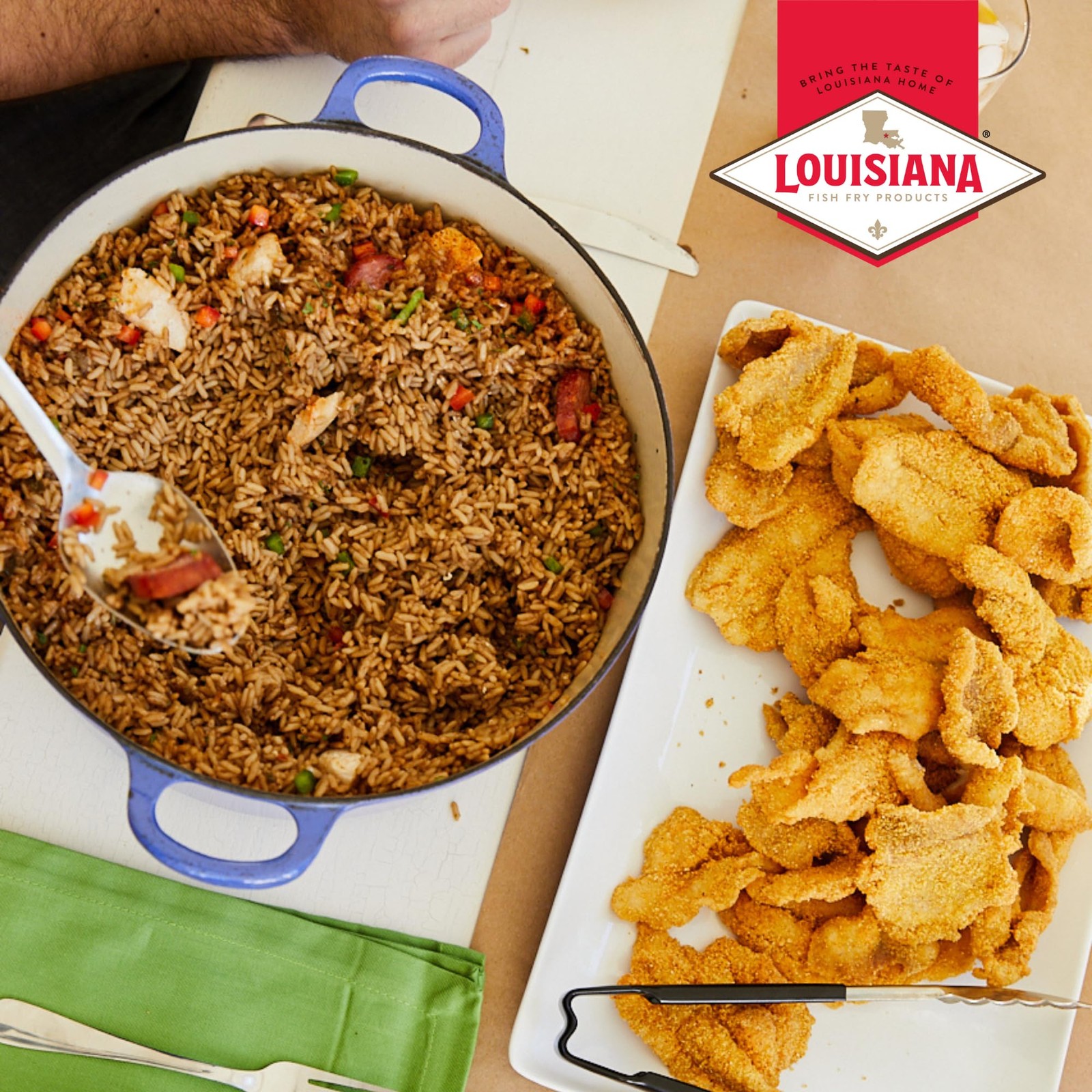 Louisiana Fish Fry Cajun Jambalaya Entree Mix, 7.5 Ounce (Pack of 4)