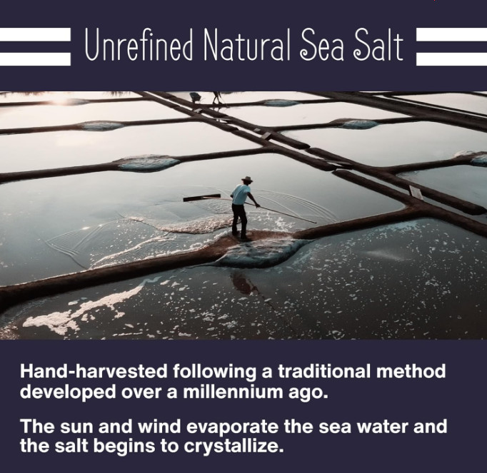 Light Grey Celtic Sea Salt Natural No Additives Hand Harvested Resealable Bag