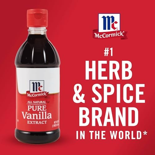 McCormick Vanilla Extract, Pure, Gluten Free, Non-GMO, 16 Fl Oz (Pack of 1)