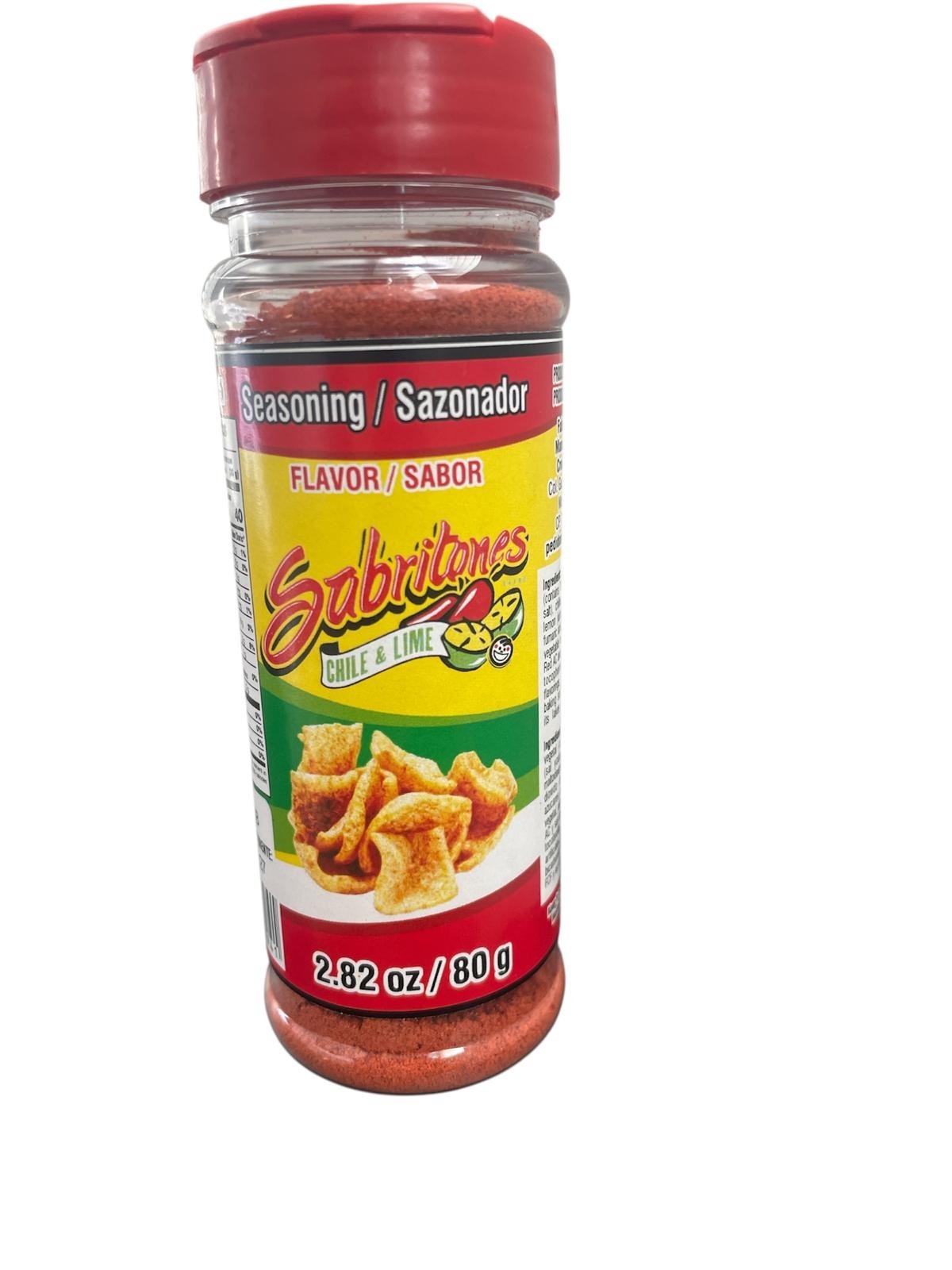 Sabritons Chile Limon Seasoning Powder Spicy Chile Lime Mexican Snack Seasoning