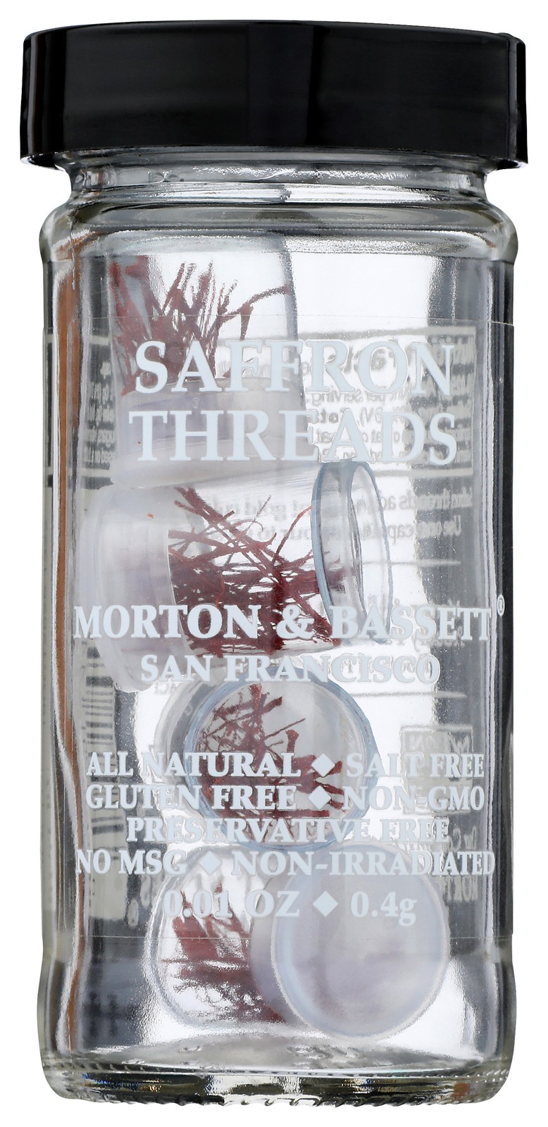 Saffron Threads Morton & Bassett Spice 0.01 Oz Seasoning 01 3 Pack