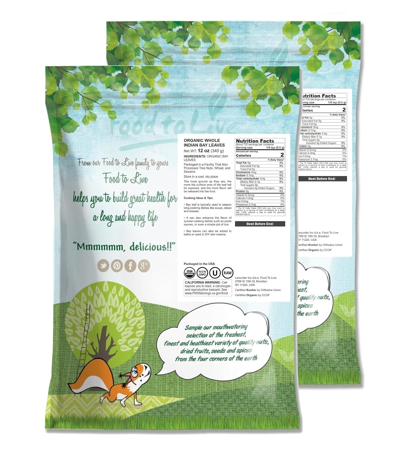 Bulk Organic Bay Leaves – Dried, Aromatic, Great for Cooking