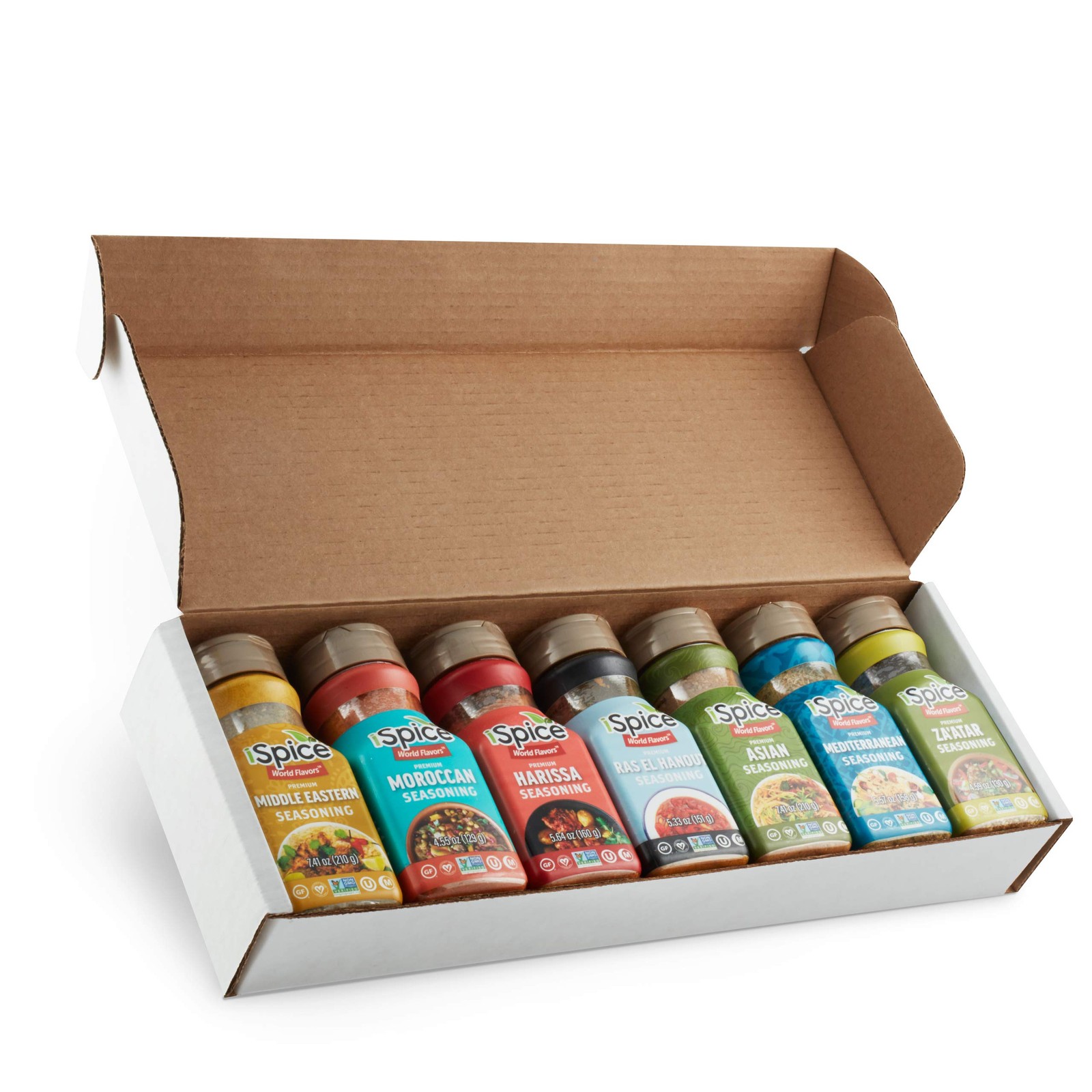 -Spices and Seasonings Sets Includes Middle Eastern Moroccan Harissa Ras El H…