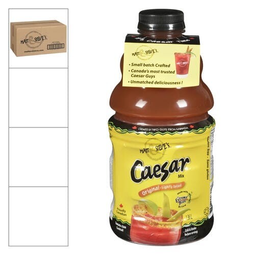 Matt & Steve’s Drink Mix Caesar Original Light Spiced 1.36L/45.99oz (8/Case) – C
