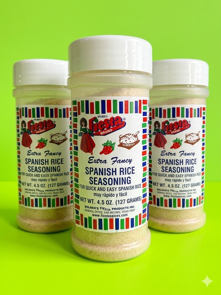 Bolner’s Fiesta Spanish Rice Seasoning, 4.5 Ounces (3 Pack)