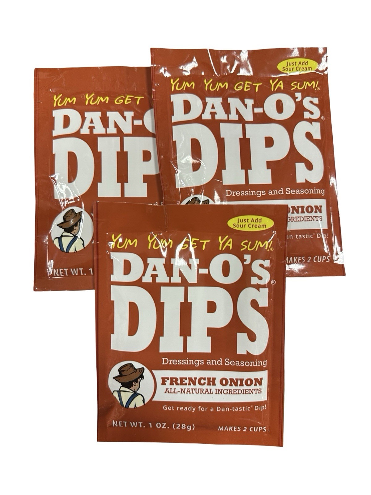Dan-O’s Dips Dressings & Seasonings French Onion Mix Seasoning 1oz X 3