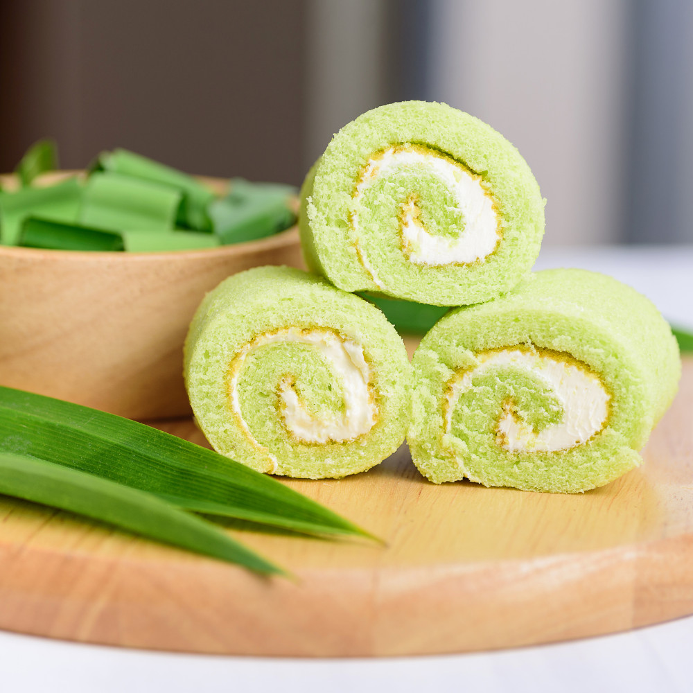 Pandan Powder Nature Aroma Dessert Bakery Beverages Green Color BK Brand 100g