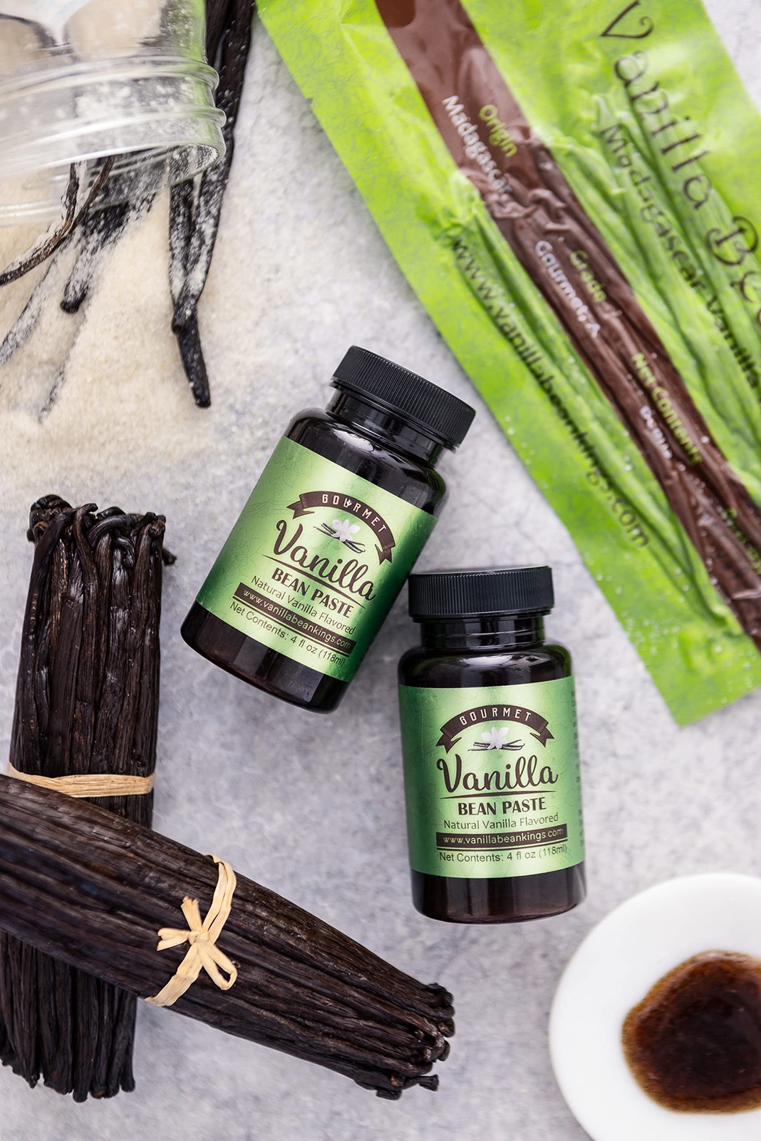 Vanilla Bean Paste for Baking and Cooking Gourmet Madagascar Bourbon Blend m…