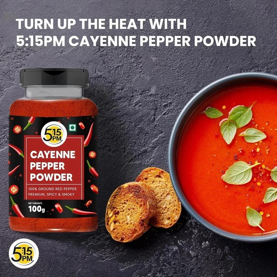 5:15PM Cayenne Pepper Powder 100g free shipping world wide