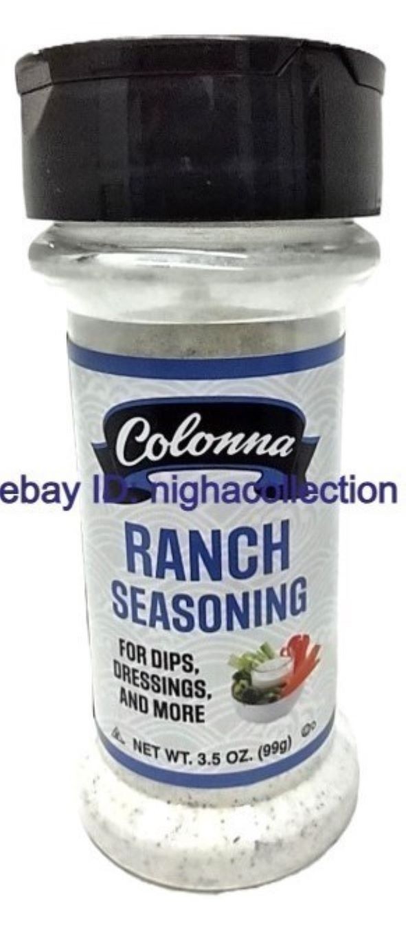 4 Packs Colonna Ranch Seasoning, Dips Dressing And More 3.5 Oz (99g) Each SEALED