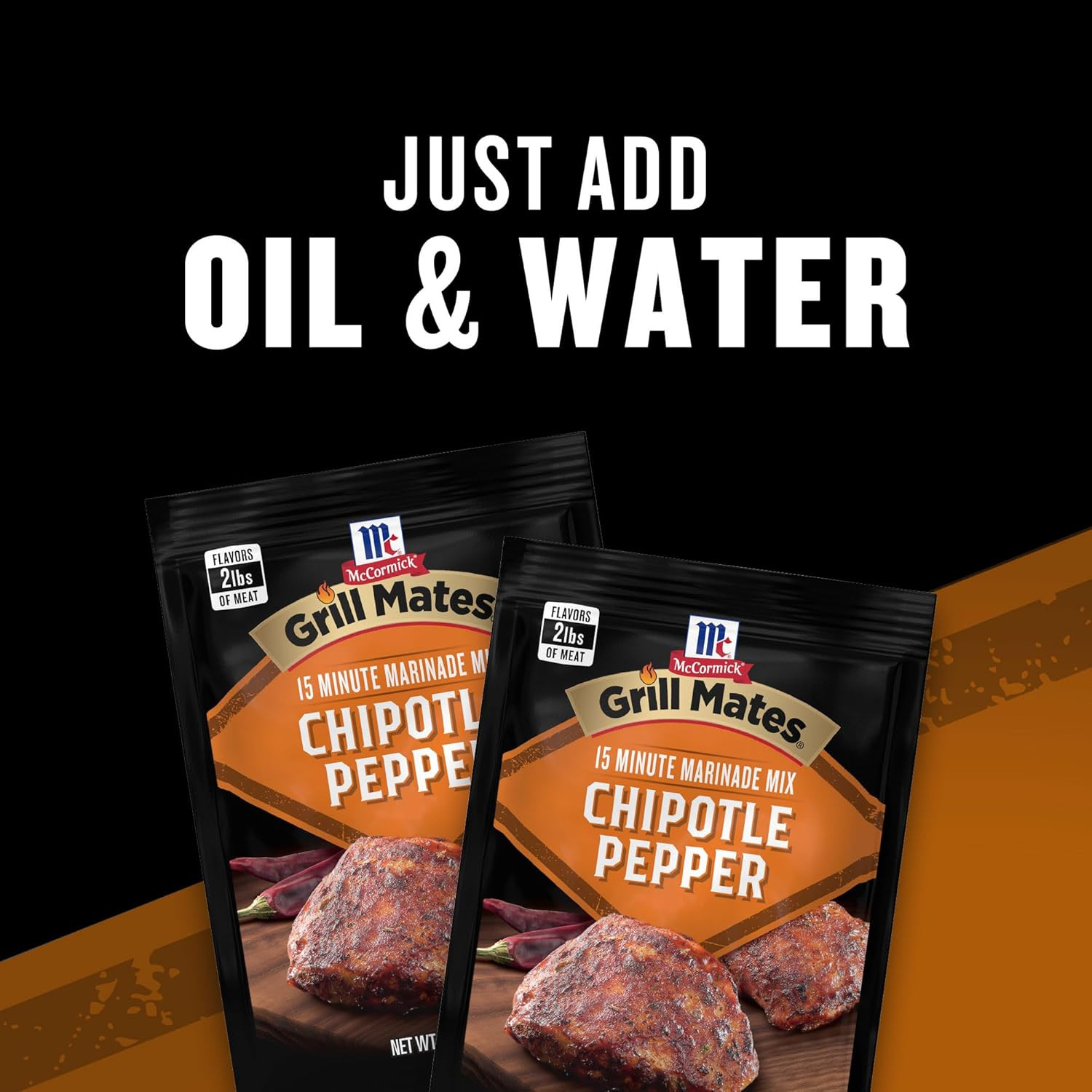 Mccormick Grill Mates Chipotle Pepper Marinade Mix, 1.13 Oz (Pack of 12)