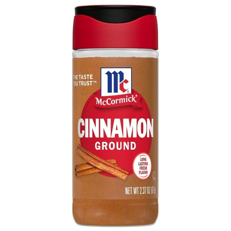 McCormick Ground Cinnamon Single Spice 2.37 oz Non-GMO Kosher ( 12 Pack )