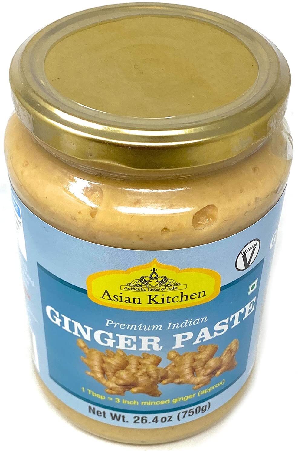 Asian Kitchen Ginger Cooking Paste 26.5oz (750g) Glass Jar