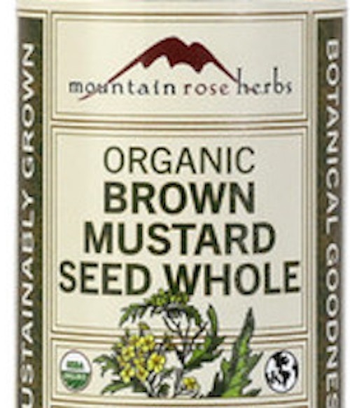 Brown Mustard Seeds, Mountain Rose Herbs. 1 oz