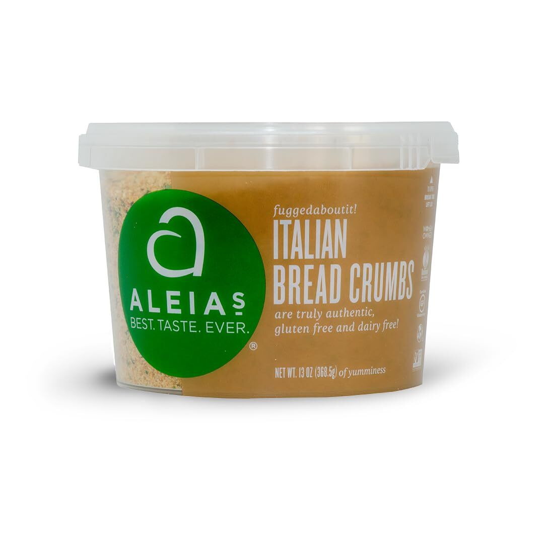Aleia s Gluten Free Italian Bread Crumbs 13 Ounces Premium Flavorful Coating