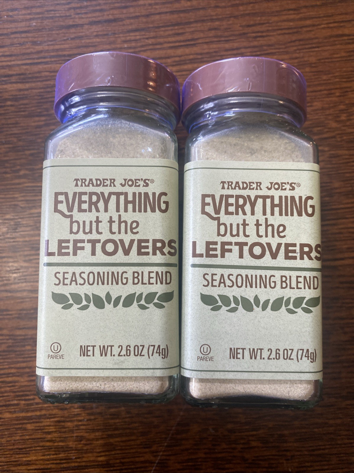 2 Packs Trader Joe’s Everything but The Leftovers Seasoning Blend 2.6 oz Each