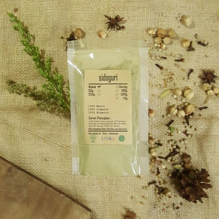 Arrowleaf Sida Rhombifolia Leaf Powder Organic Herb Spices Fresh Pure Premium