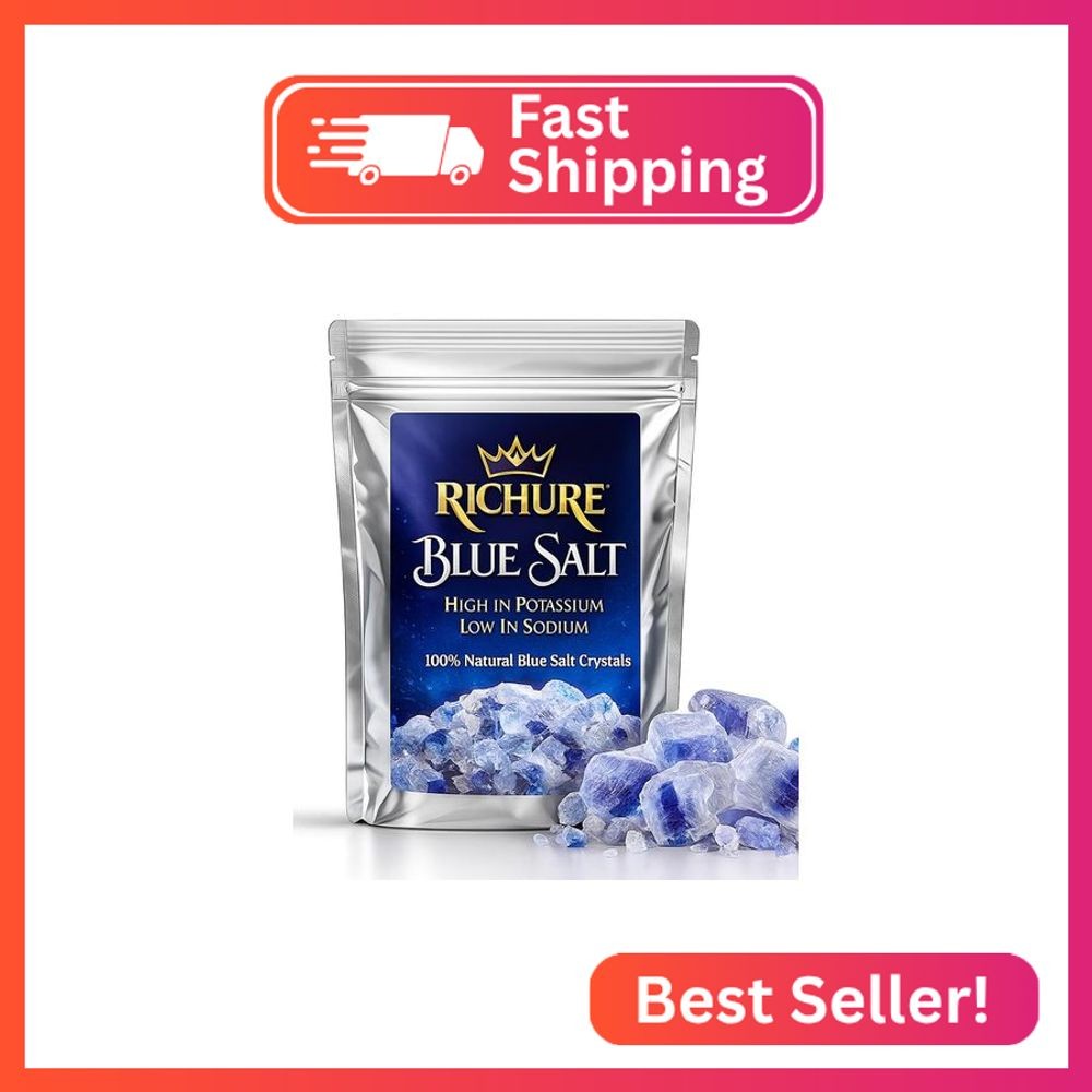 Ancient Blue Salt – Rare Mineral Treasure | High Potassium, Low Sodium, Pure & U