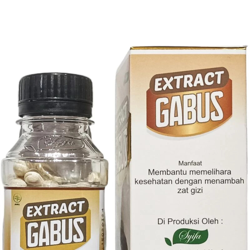Ikan Gabus Powder Caps Natural Organic Herbs Spices Fresh Pure Hygienic Premium