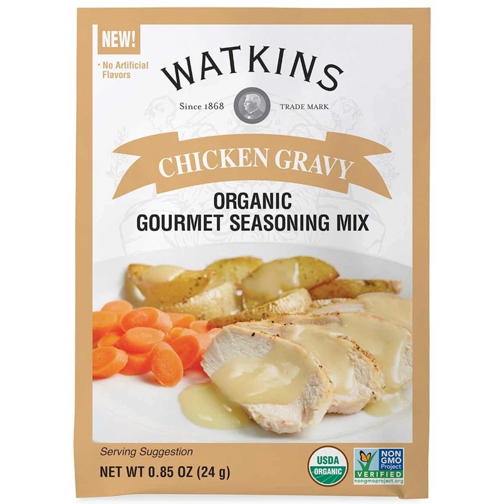 Watkins Seasoning Mix Chicken Gravy Gourmet 0.87 oz – Pack of 12