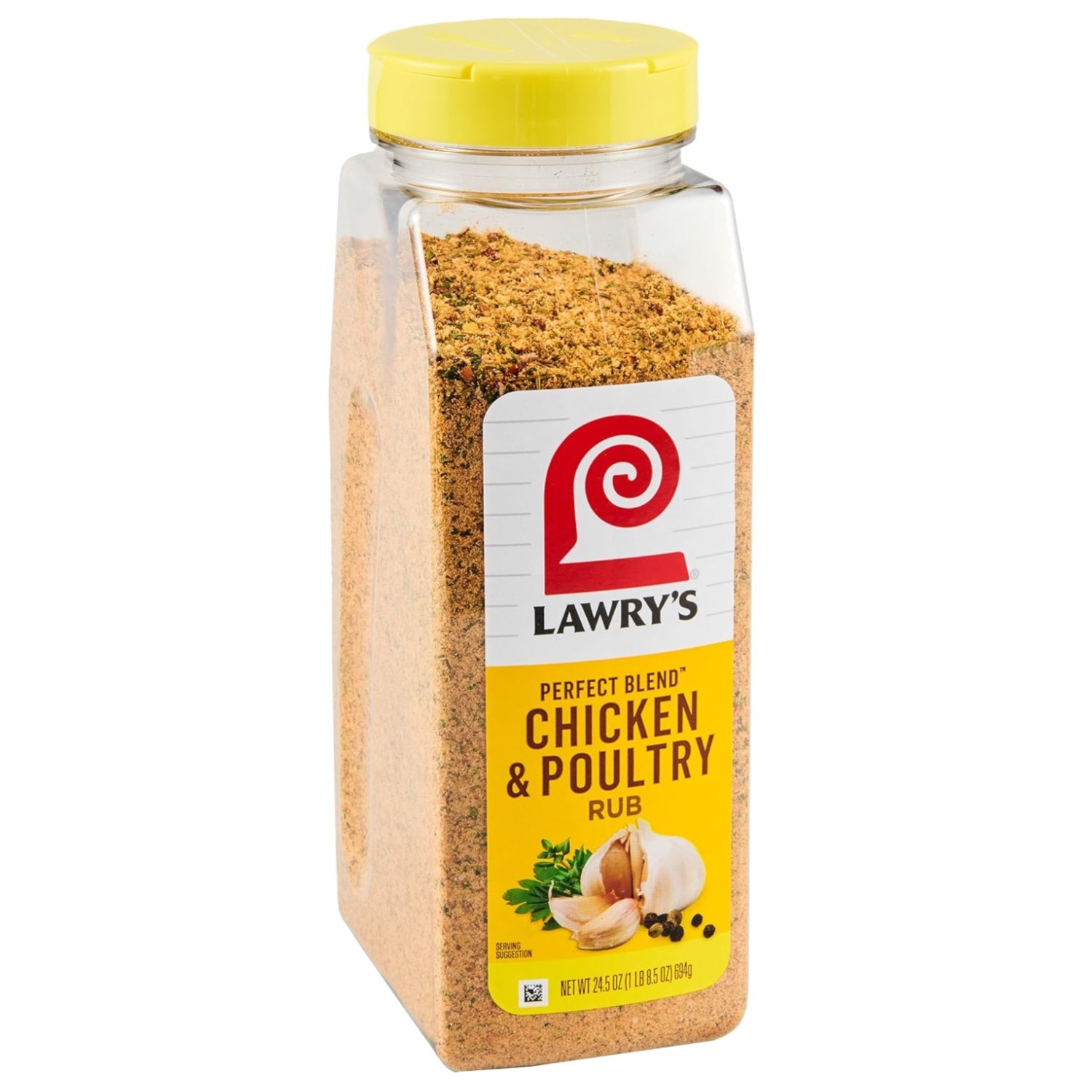 Lawry’s Chicken & Poultry Rub – 6 Bottles, 24.5 oz Total