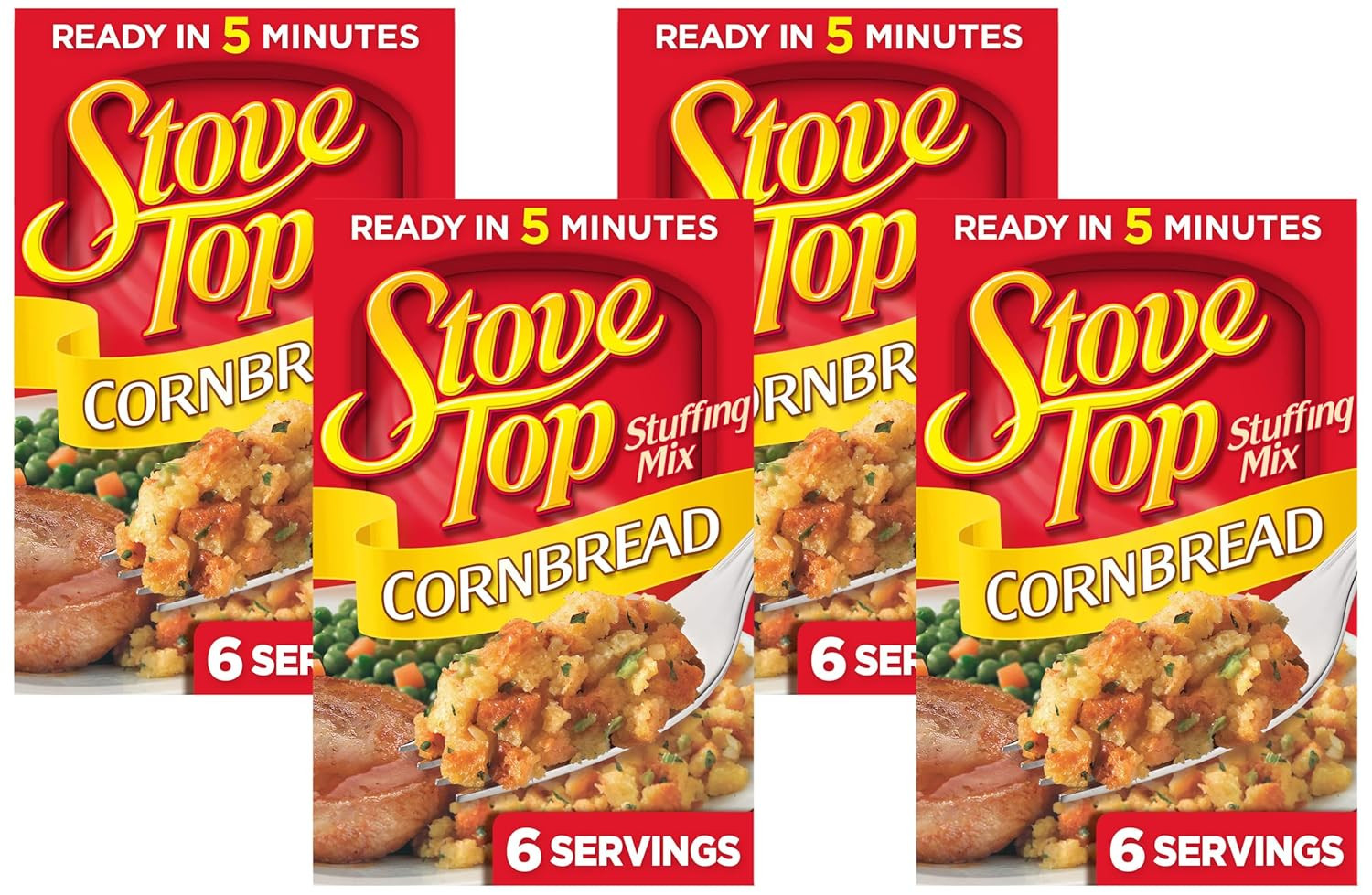 Cornbread Stuffing Mix (6 Oz Box) (Pack of 4)