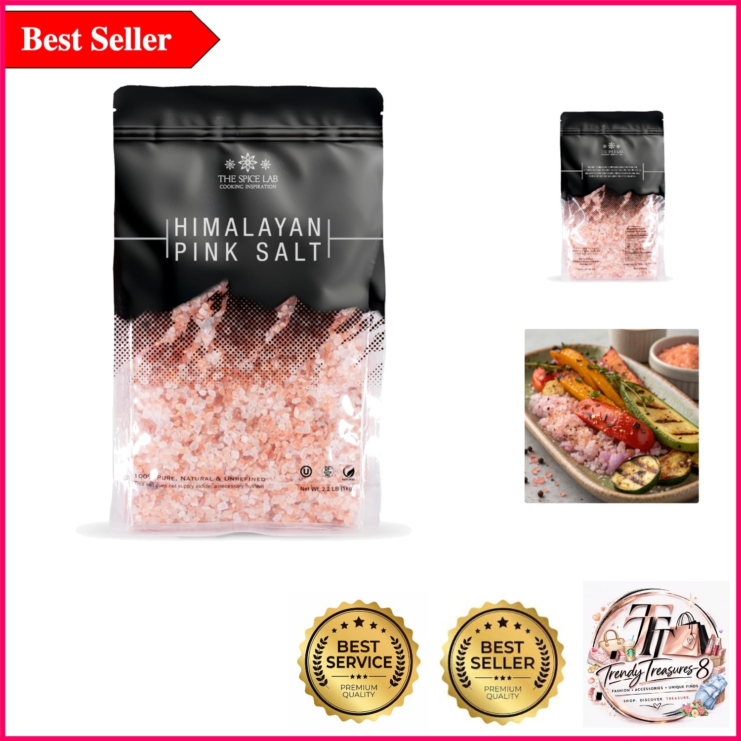 Coarse Himalayan Pink Salt – Pure, Mineral-Rich & Versatile