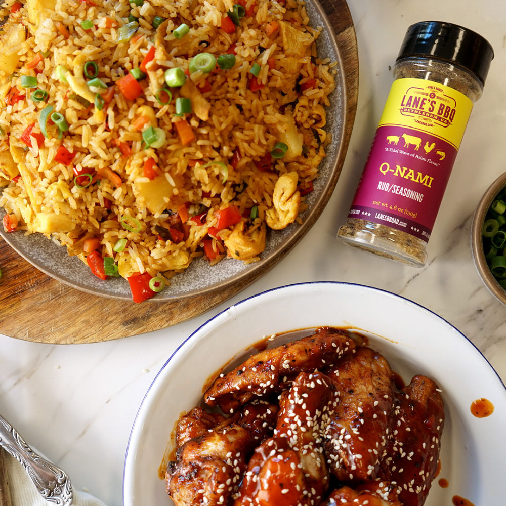 Lane’s Q-Nami PitMaster Size BBQ Rub Seasoning 357gm