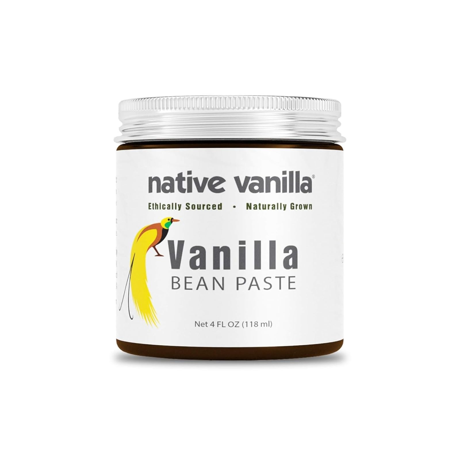 Vanilla Bean Paste – Native – All Natural Pure 4 Fl Oz (Pack of 1)