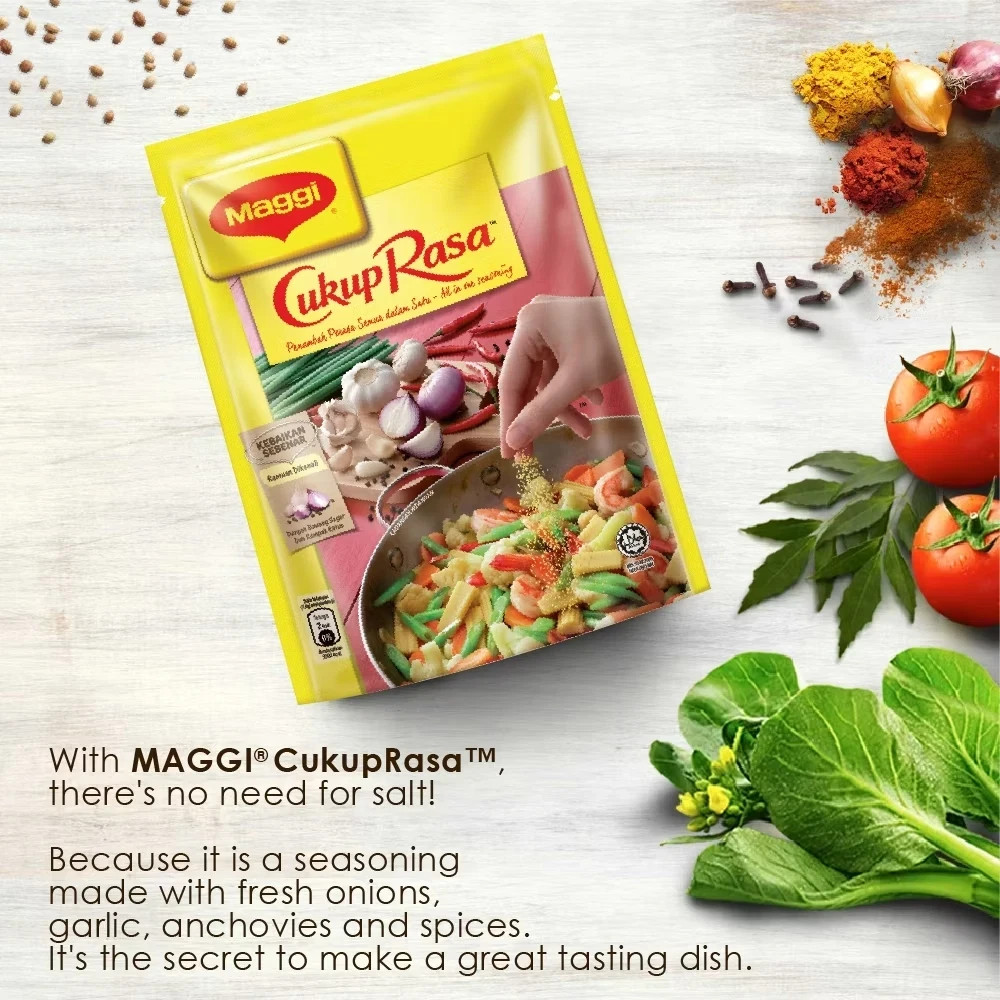 Maggi Cukup Rasa Seasoning (100g x 7) – All-in-One Flavor Enhancer HALAL