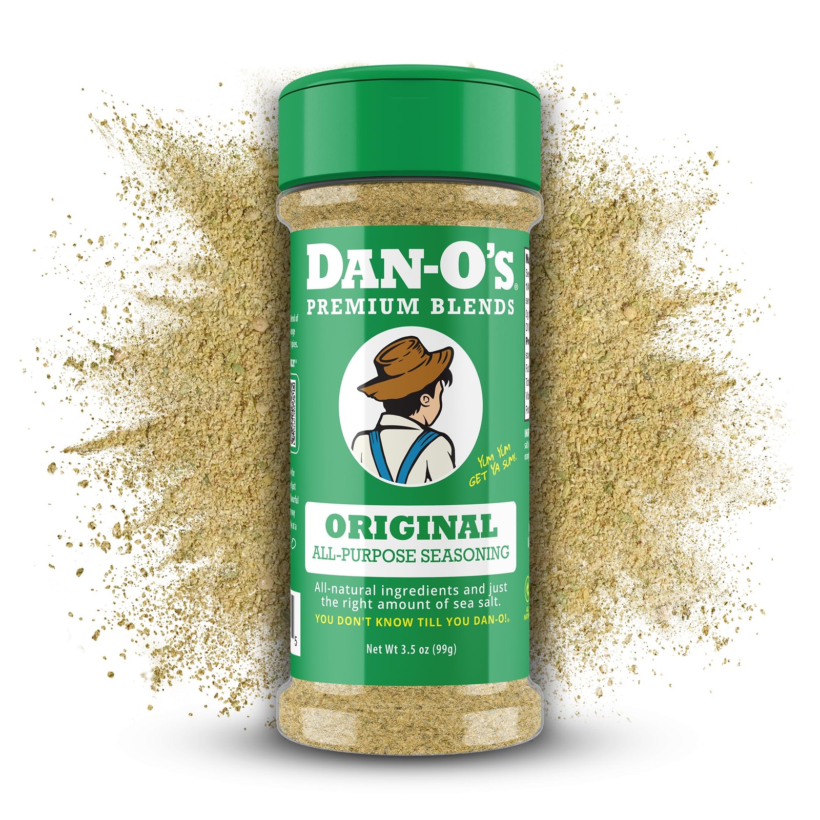 Dan-O’s Original Seasoning, 3.5 oz Bottle, Ounce (Pack of 1), No Color