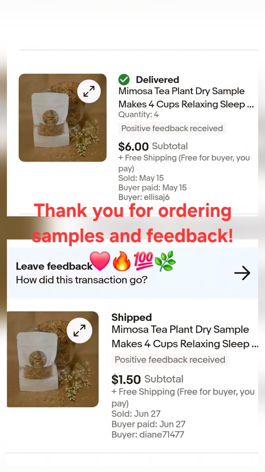 Dried Silk Mimosa Tree Fragarant Pink Flowers Tea Tincture Albizia Julibrissin