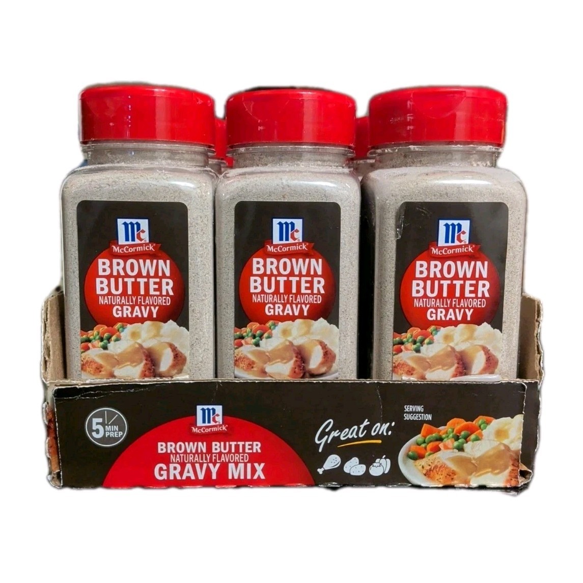 12 PACK McCormick Brown Butter Gravy Mix Cook Seasoning 10 oz. SEALED Exp 07/27